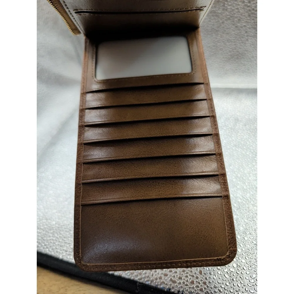 Wallet Women Genuine Leather RFID Blocking Wallets Bifold Credit‎ Card Holder